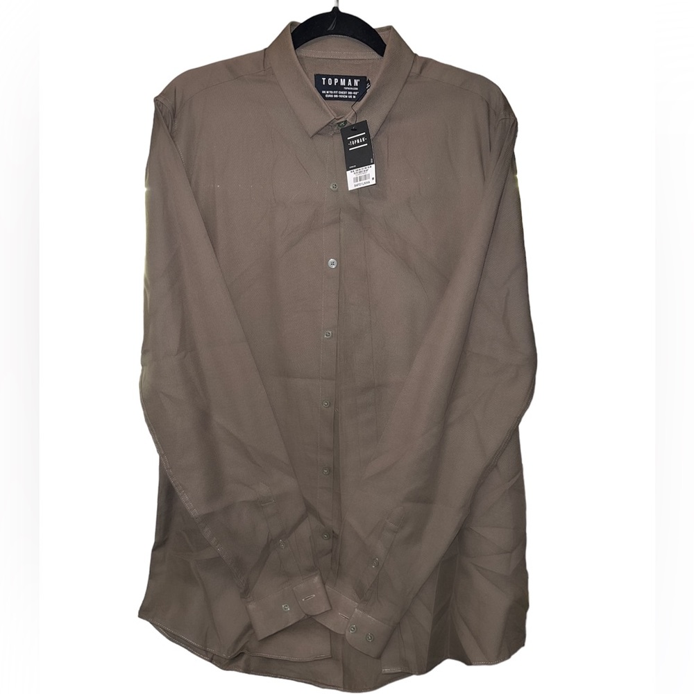 Topman Long Sleeve Button Down